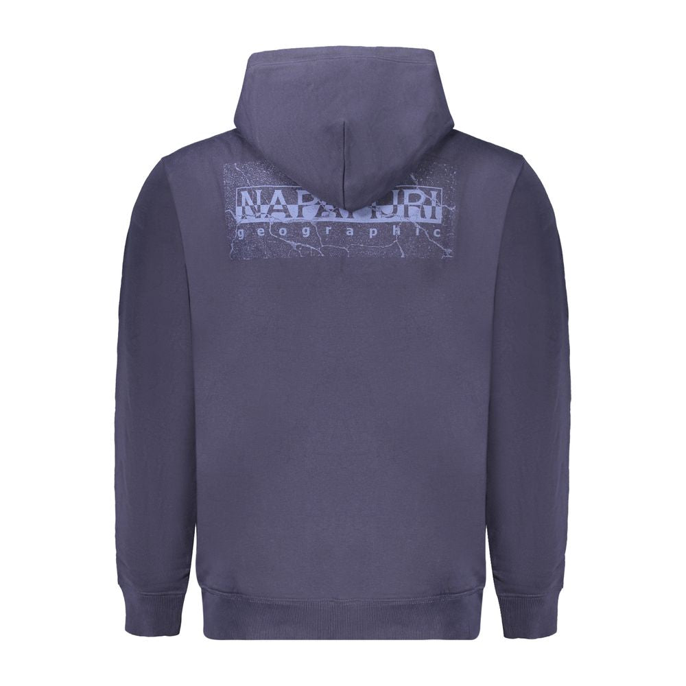 New Napapijri Blue Cotton Men Sweater