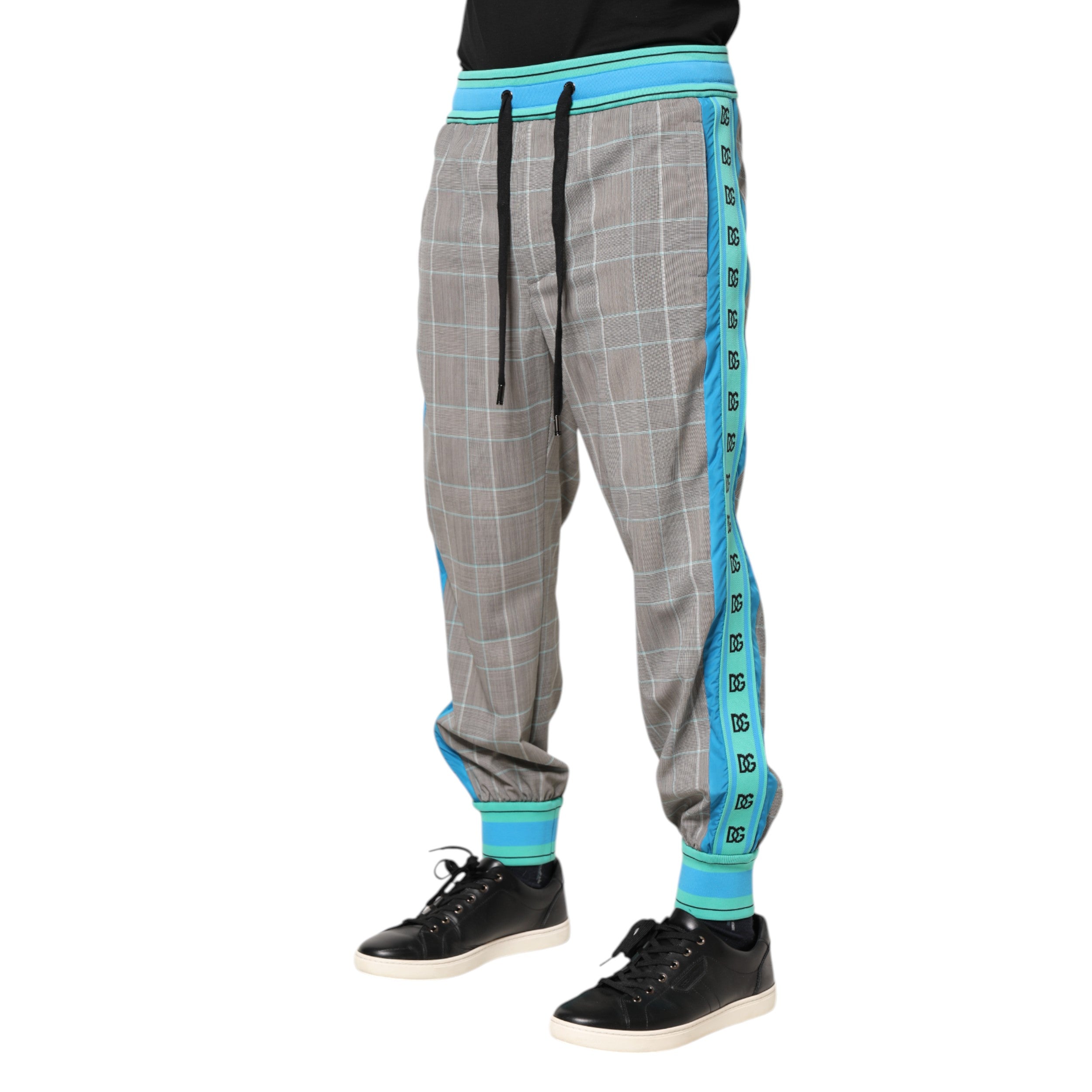 Dolce & Gabbana Multicolor Cotton Men Jogger Sweatpants Pants