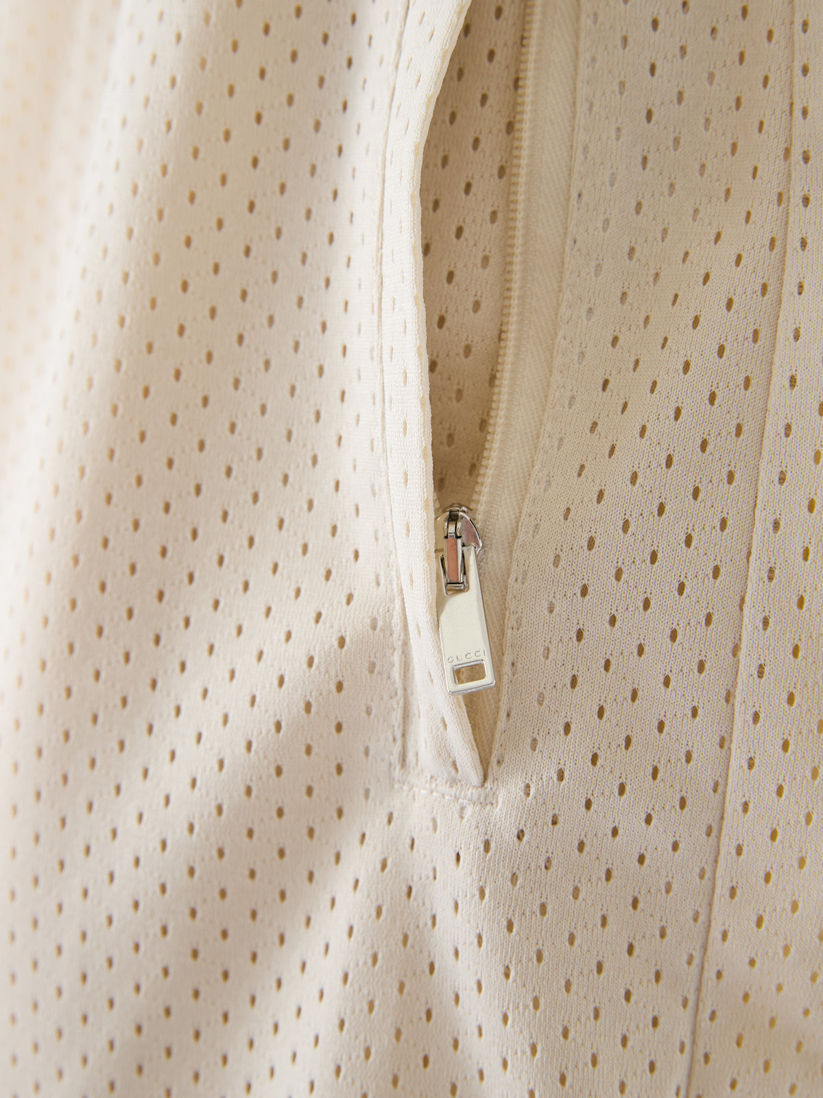 New Gucci Cream Logo Shorts