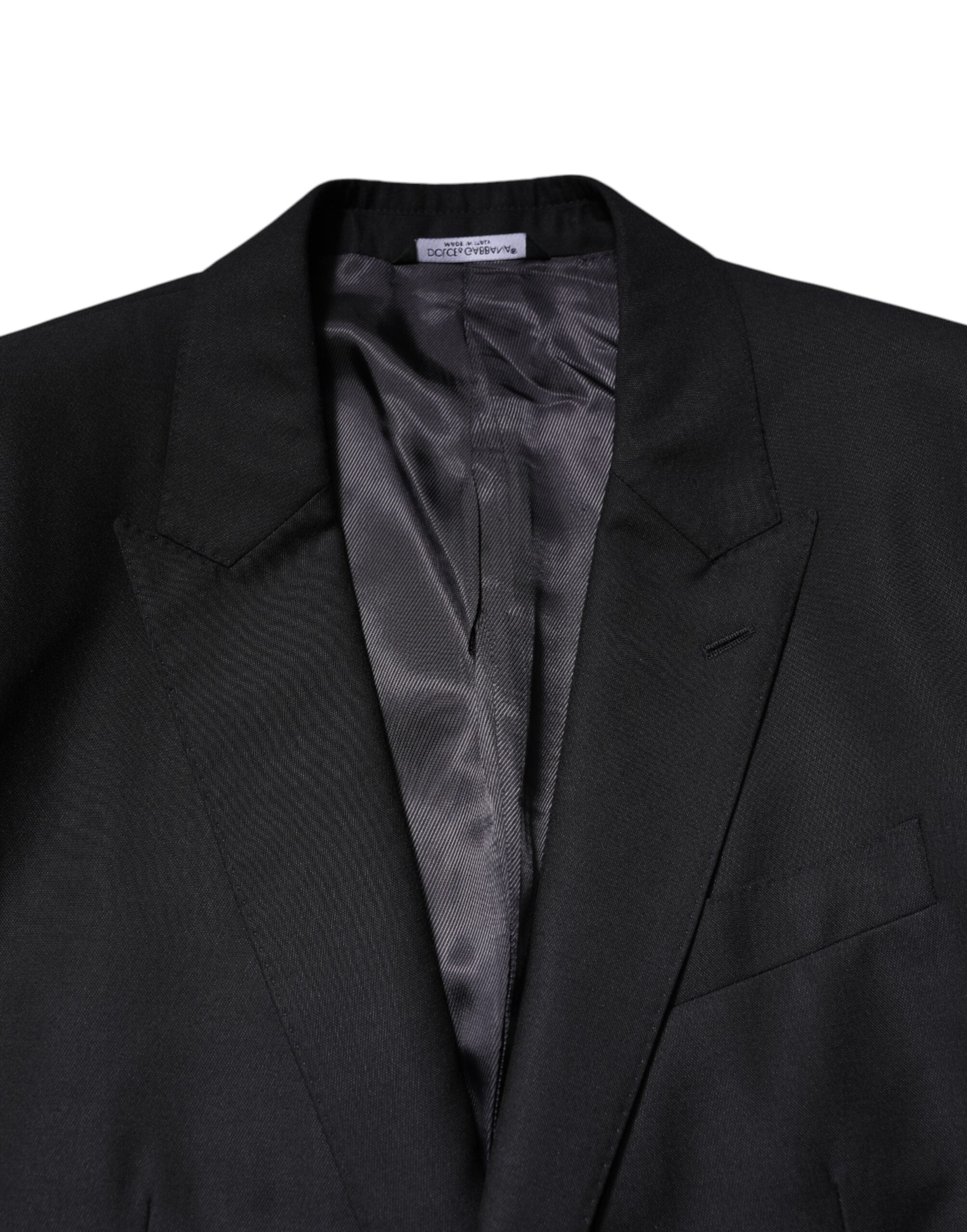 New Dolce & Gabbana Dark Blue MARTINI Wool Blazer Coat Jacket