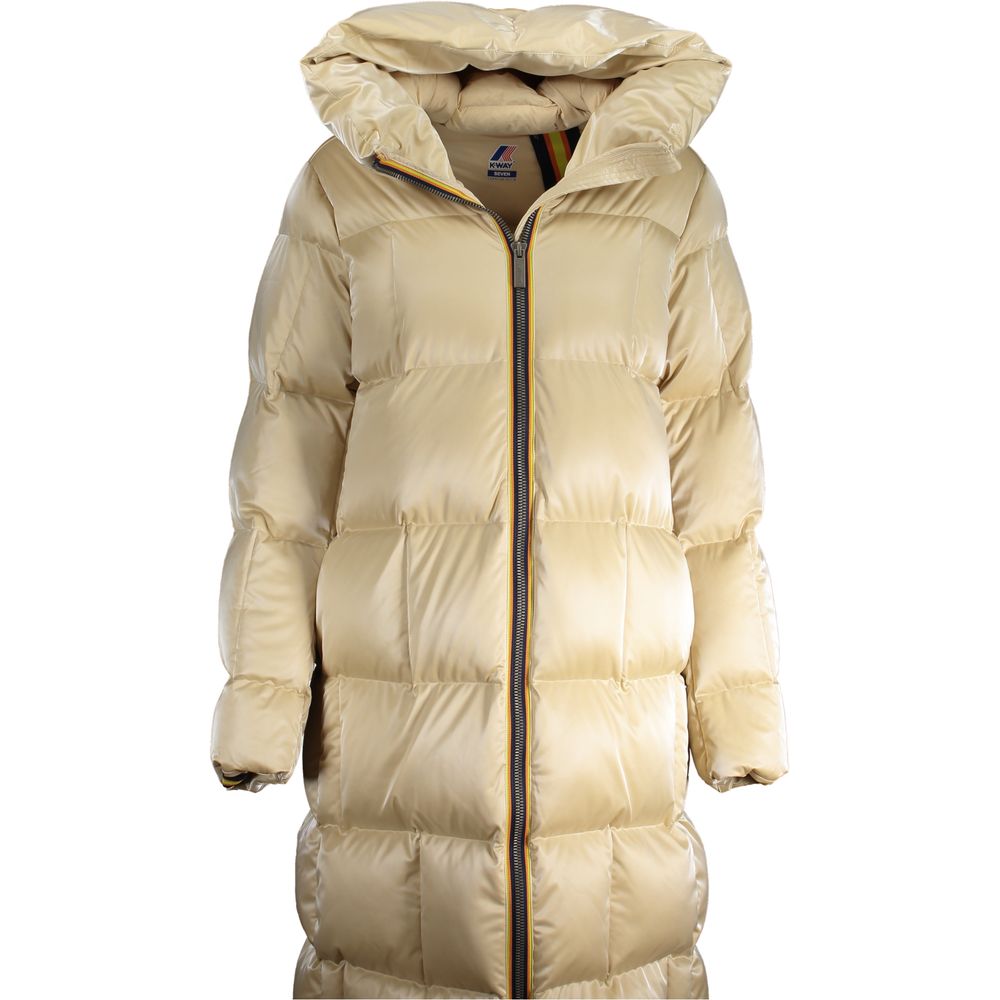 K-WAY Beige Women's Quilted Jacket
