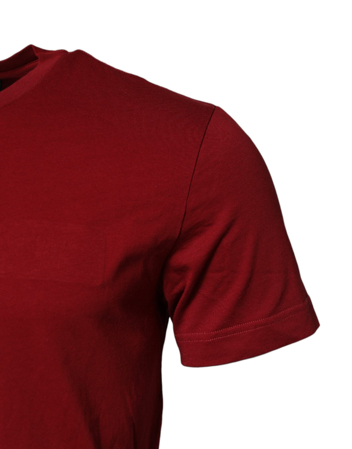 Pre-Owned Dolce & Gabbana Red Cotton Short Sleeves Crew Neck T-shirt Men's - Very Good