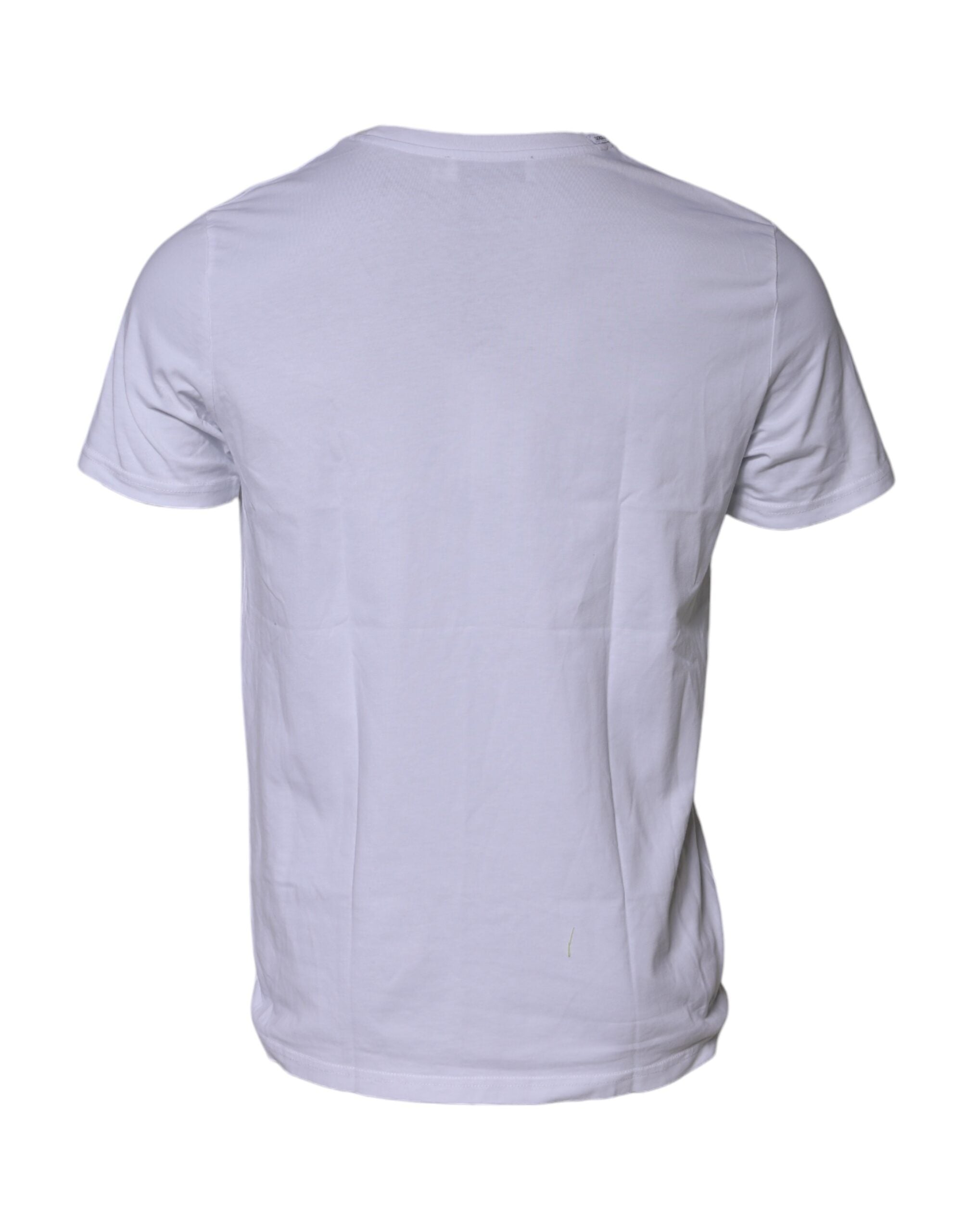 Pre-Owned Dolce & Gabbana White DG Logo Print Short Sleeves T-shirt Men's - Very Good
