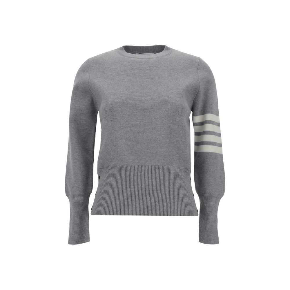 Thom Browne Gray Wool Sweatshirt