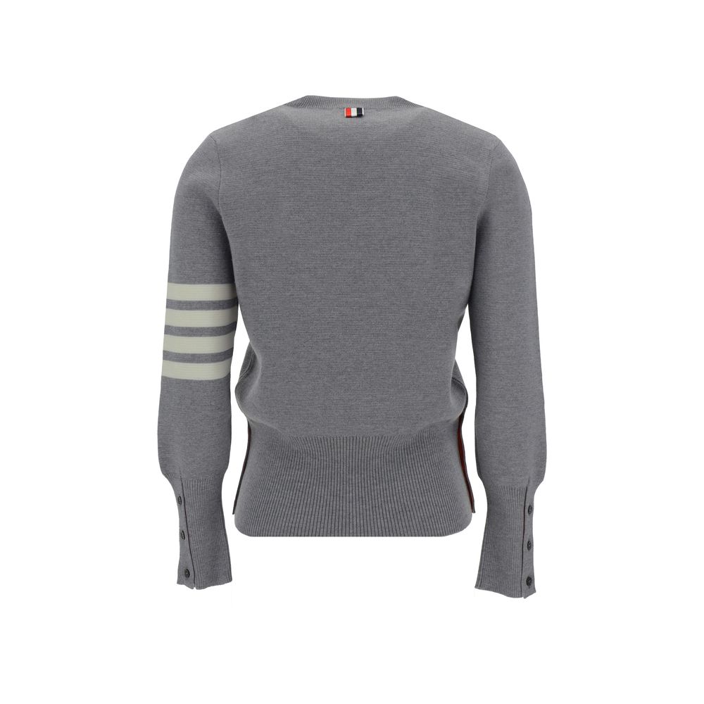Thom Browne Gray Wool Sweatshirt