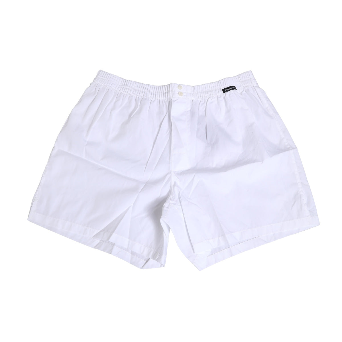New Dolce & Gabbana White Cotton Regular Boxer Shorts Underwear
