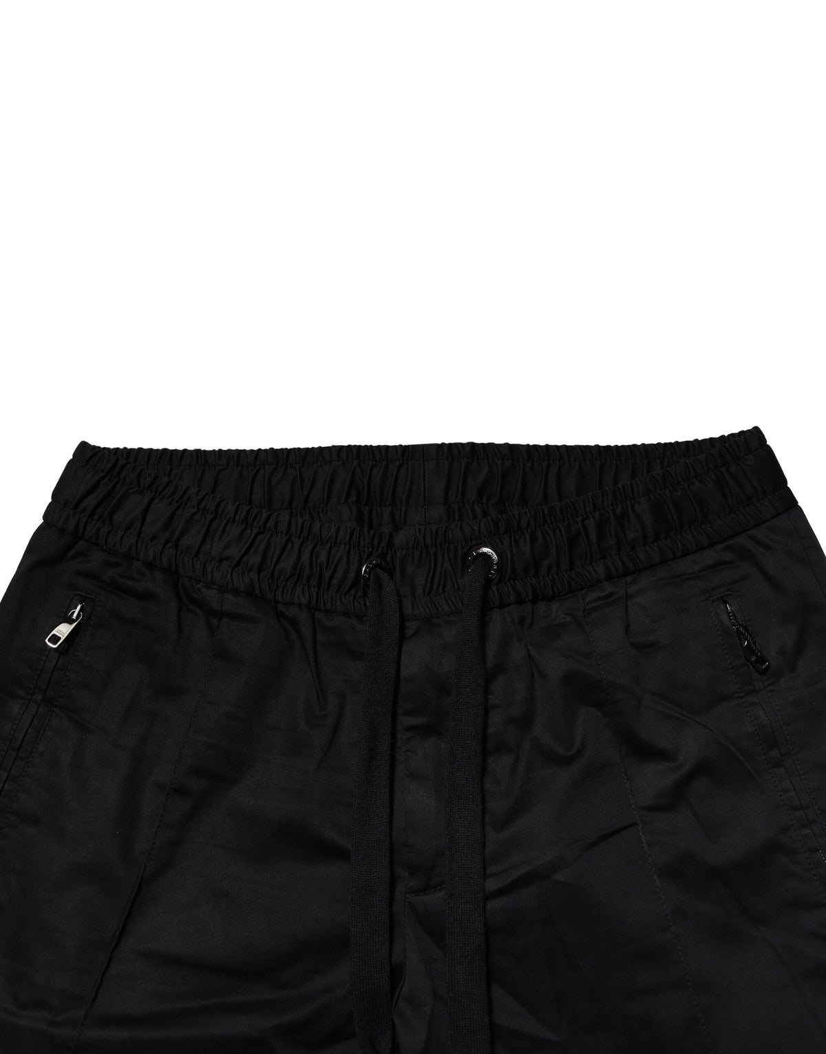 Pre-Owned Dolce & Gabbana Black Cotton Mid Waist Jogger Pants Men's - Very Good