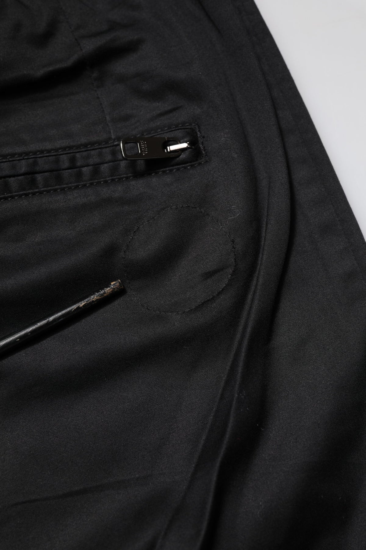 Pre-Owned Dolce & Gabbana Black Cotton Mid Waist Jogger Pants Men's - Very Good