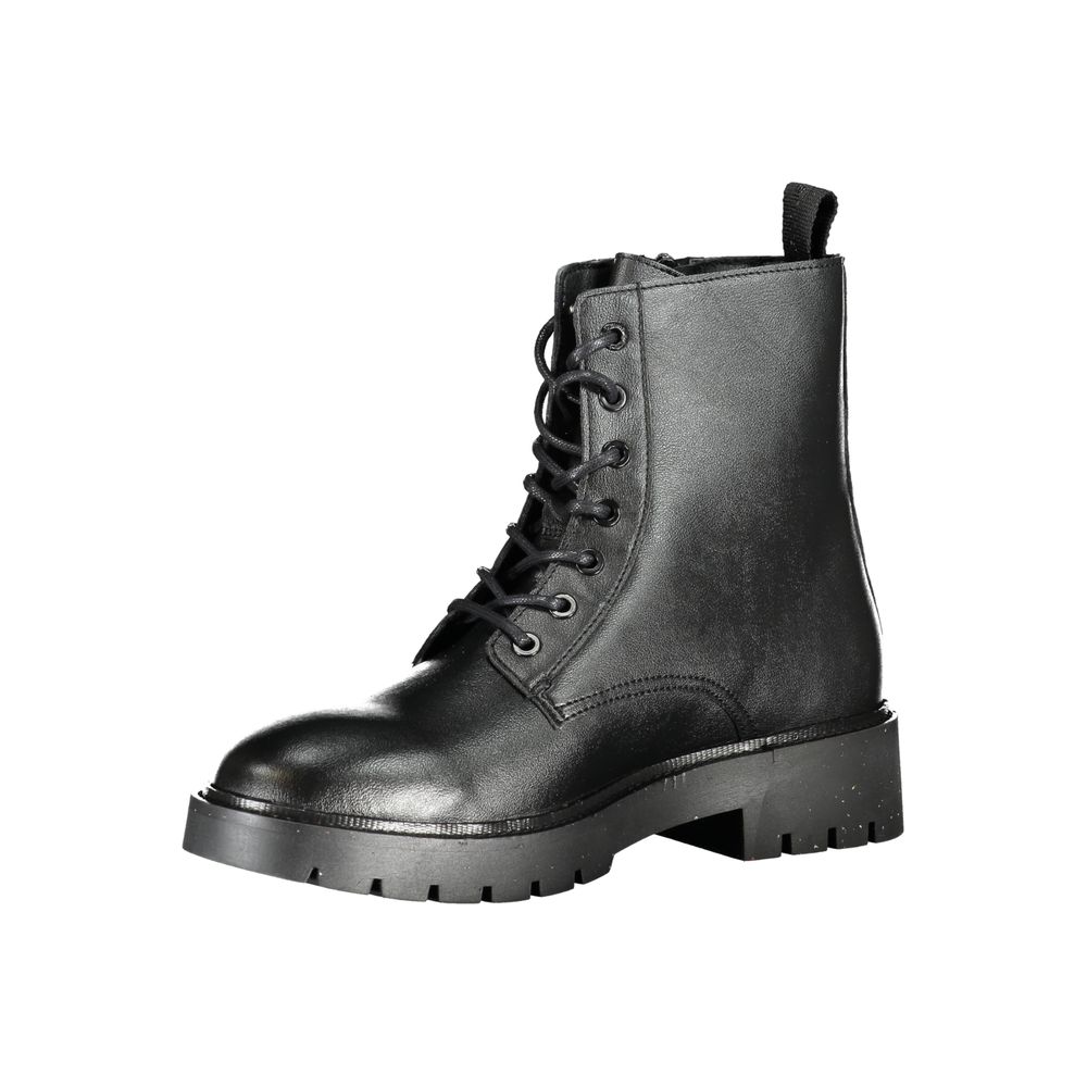 Calvin Klein Black Men Ankle Boot