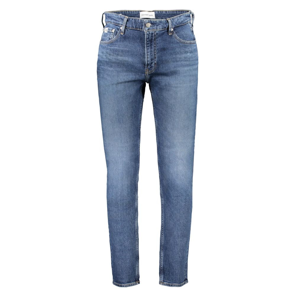 New Calvin Klein Blue Cotton Men's Jean