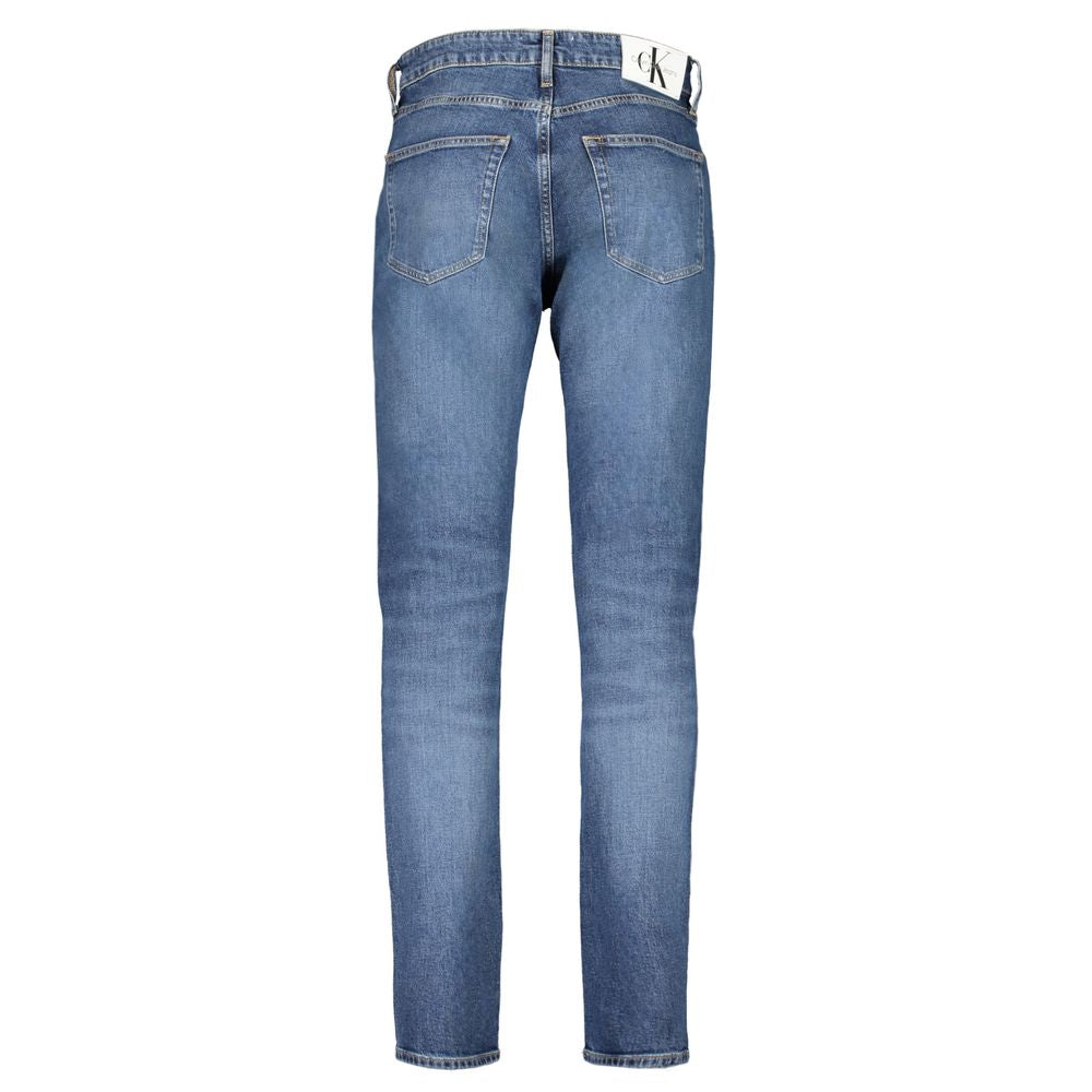 New Calvin Klein Blue Cotton Men's Jean