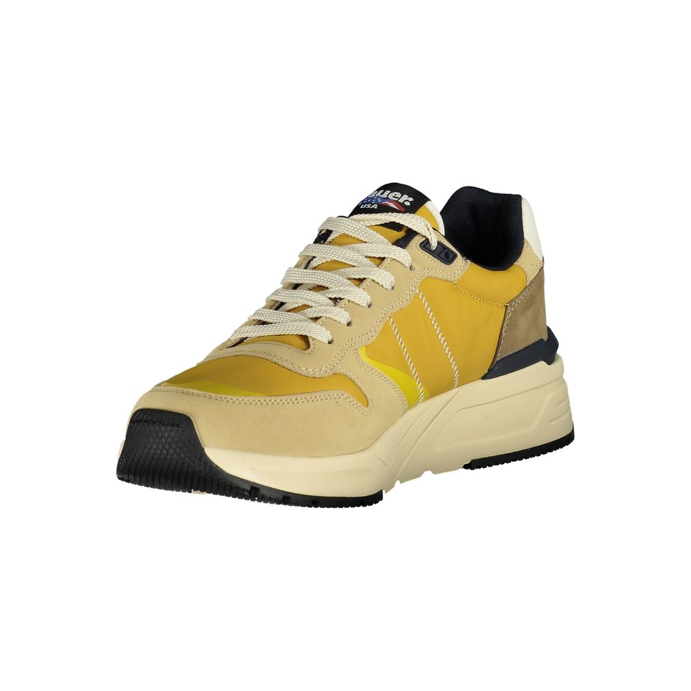 Blauer Beige Sneaker