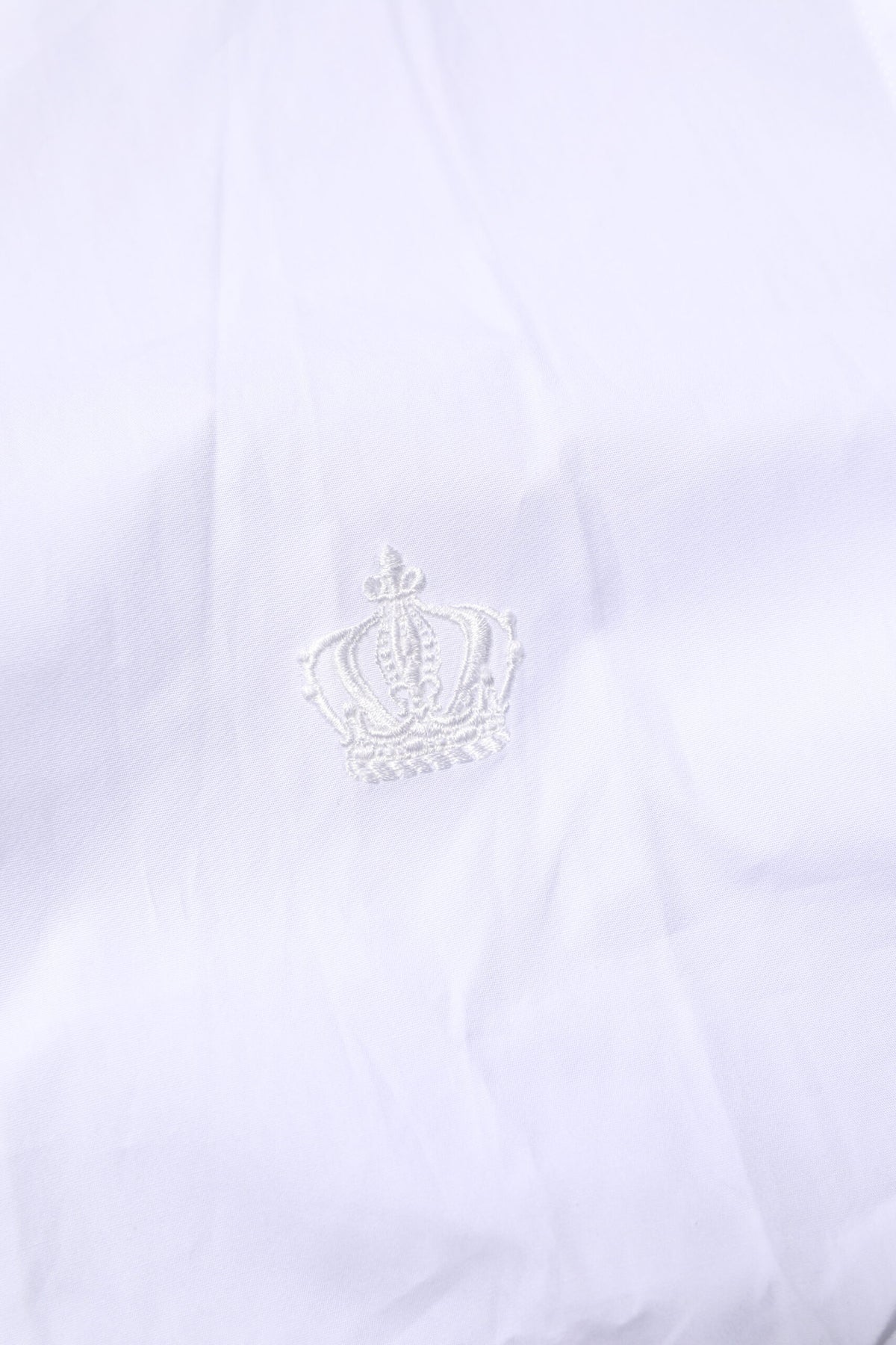 Pre-Owned Dolce & Gabbana White Cotton GOLD Long Sleeves Formal Shirt Men's - Very Good