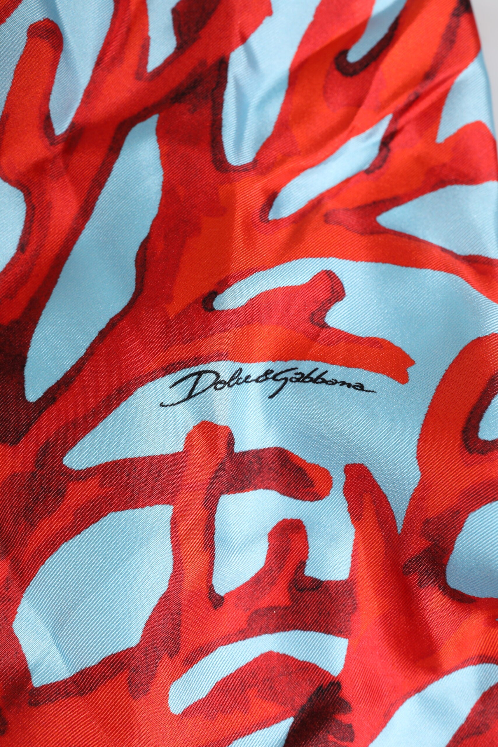 New Dolce & Gabbana Blue Red Coral Print Wrap Robe Coat Jacket
