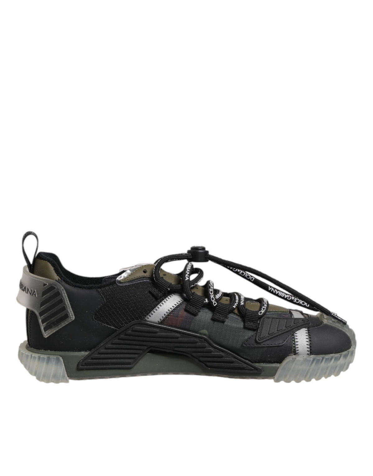 New Dolce & Gabbana Multicolor Lace Up Low Top NS1 Sneakers Shoes
