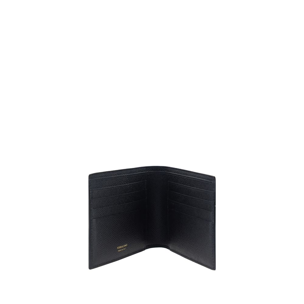 Ferragamo Black Leather Wallet