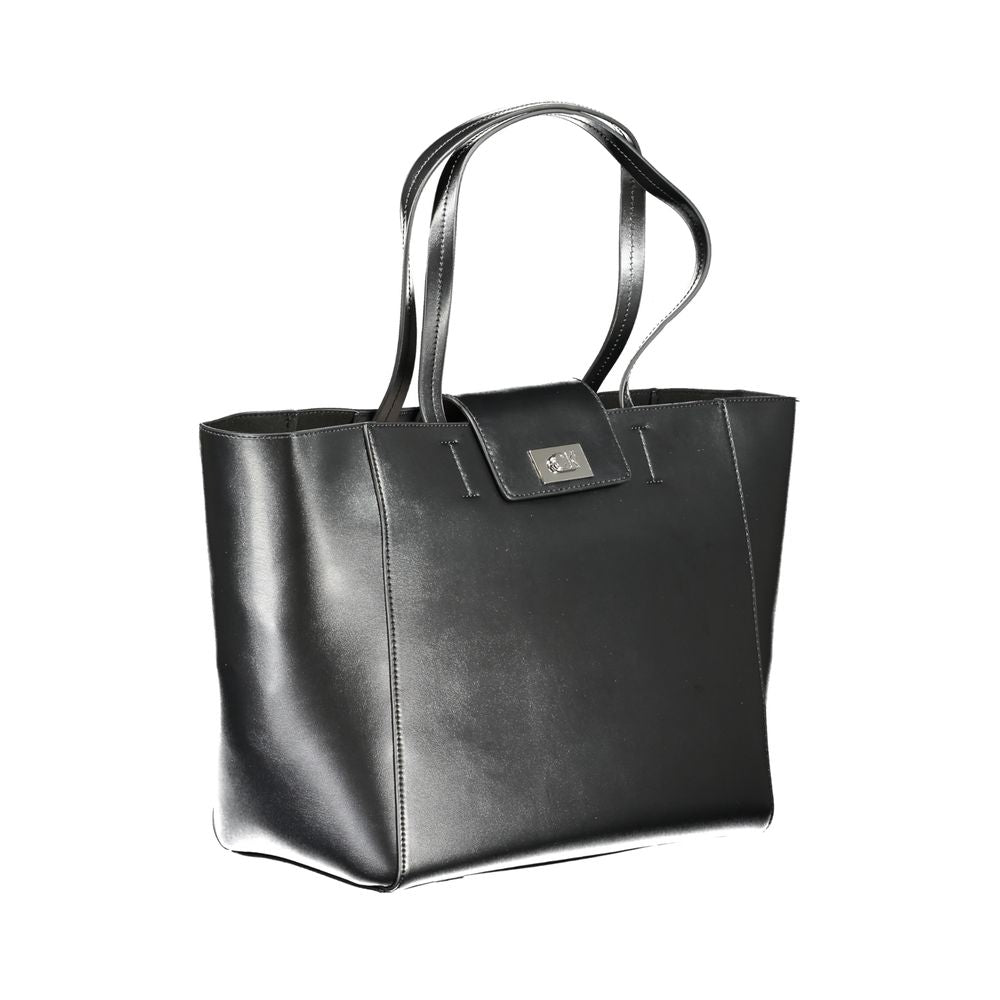 Calvin Klein Black Recycled Women Handbag