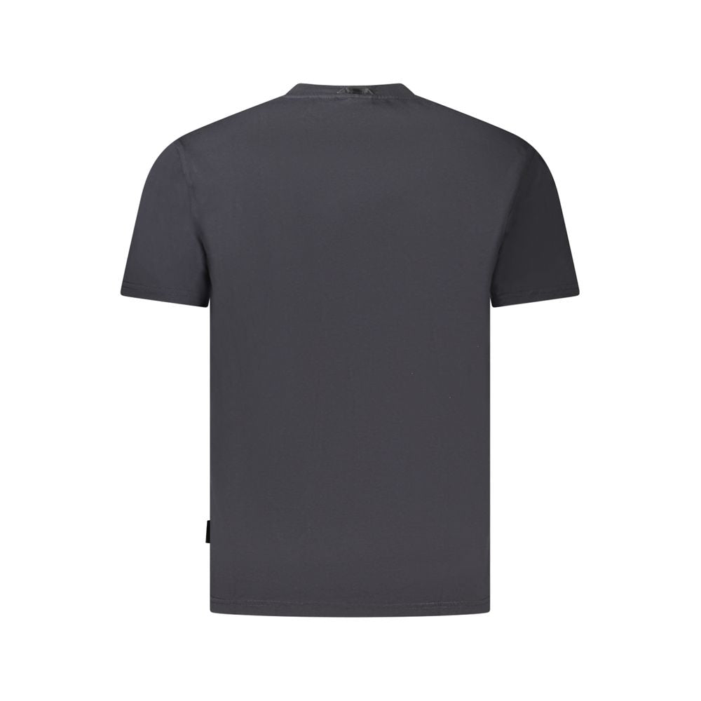 New Napapijri Black Cotton Men T-Shirt