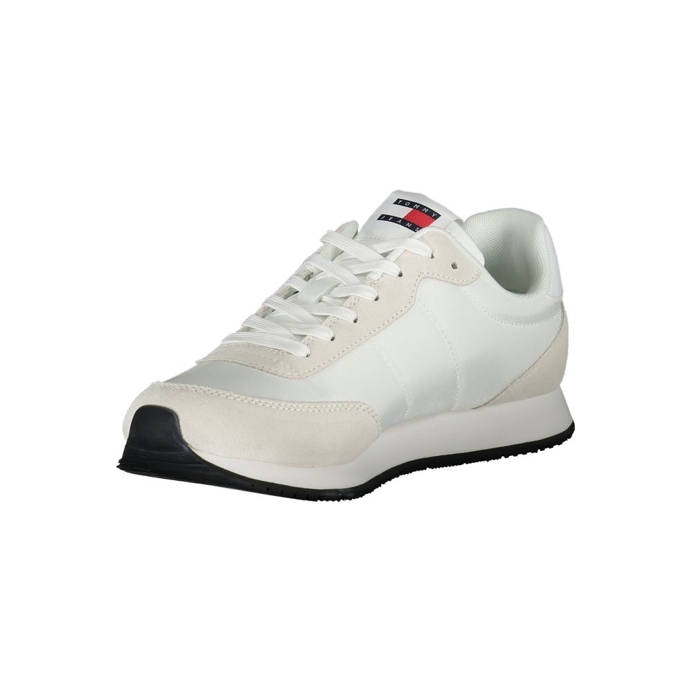 Tommy Hilfiger White Beige Men Sneaker
