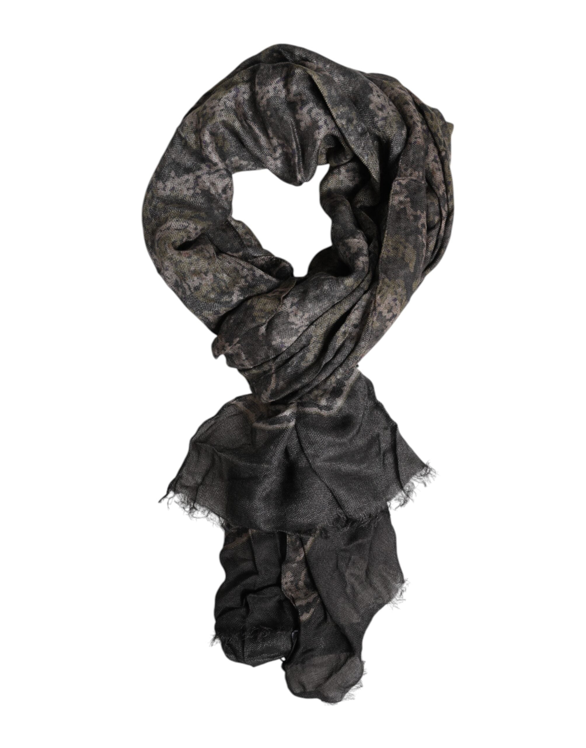 New Dolce & Gabbana Camouflage Neck Warmer Wrap Foulard Scarf