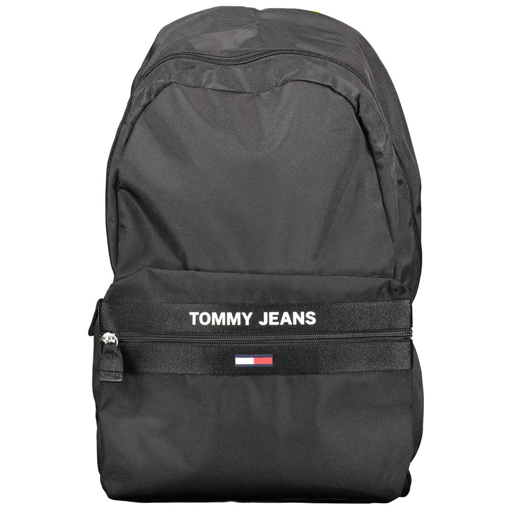 Tommy Hilfiger Black Recycled Men Backpack