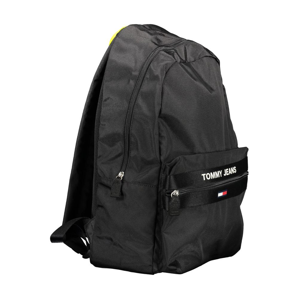 Tommy Hilfiger Black Recycled Men Backpack