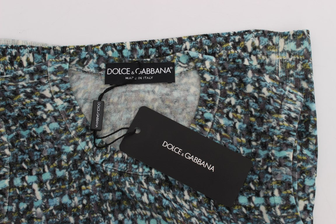 Dolce & Gabbana Blue Wool Sweater Sleeveless Pullover - PreLoved & Luxe