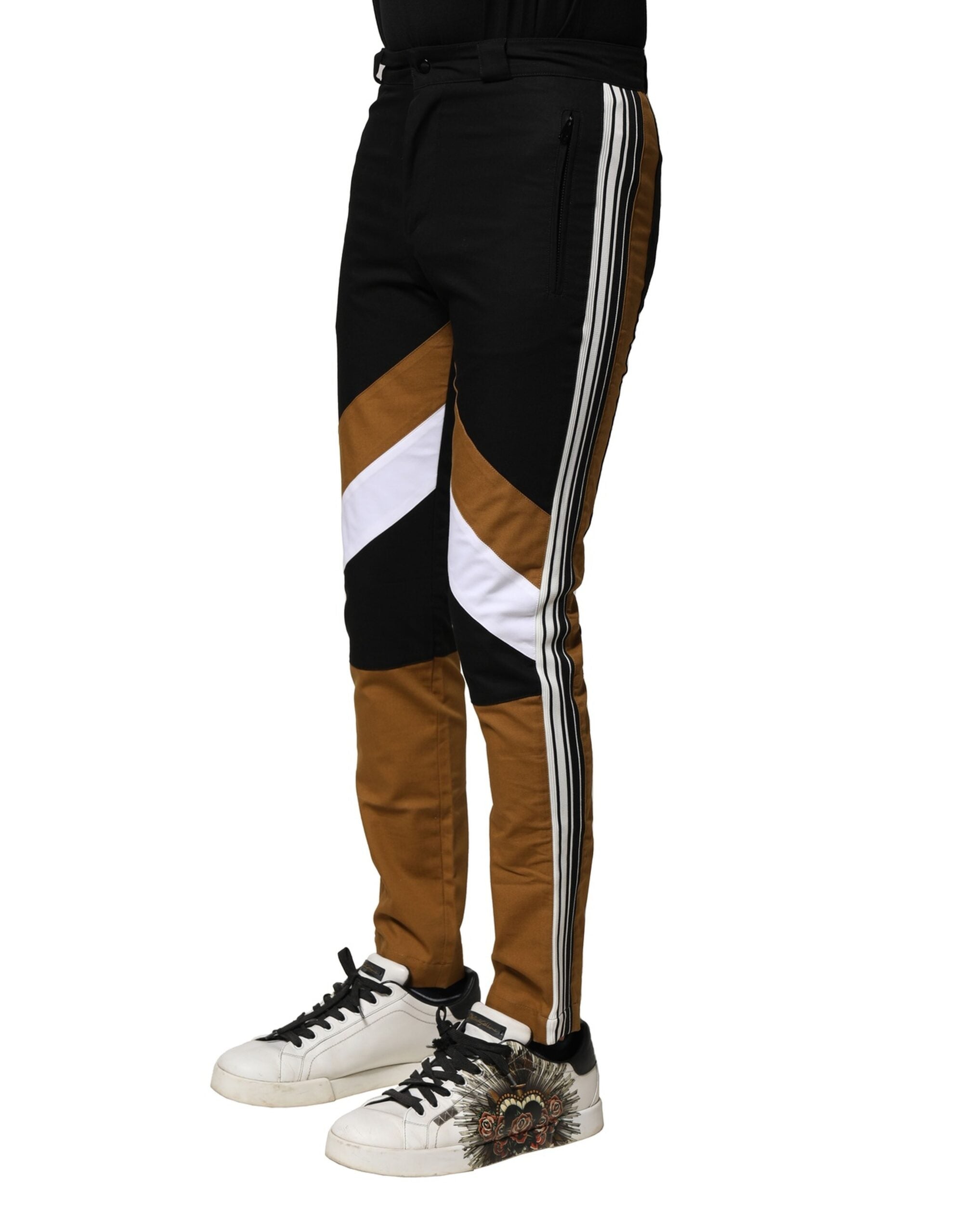 New Dolce & Gabbana Cotton Slim Fit Men Pants
