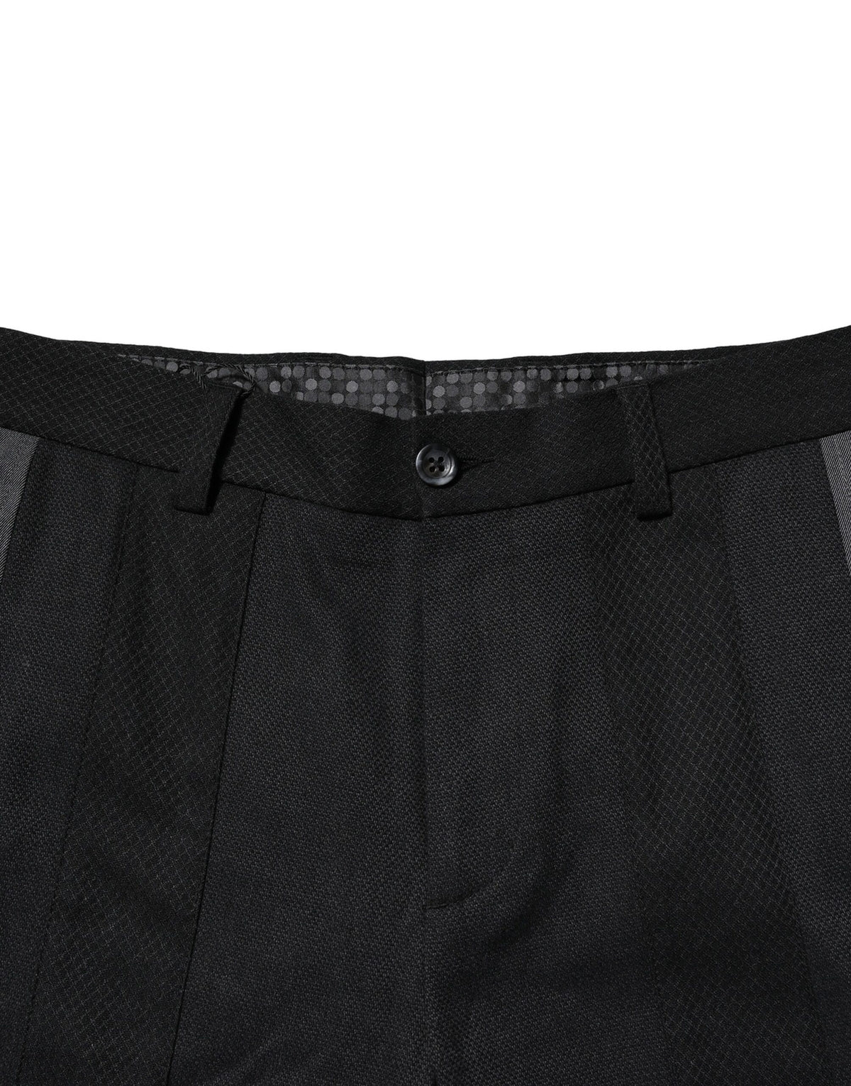 New Dolce & Gabbana Black Gray Cotton Tapered Men Pants