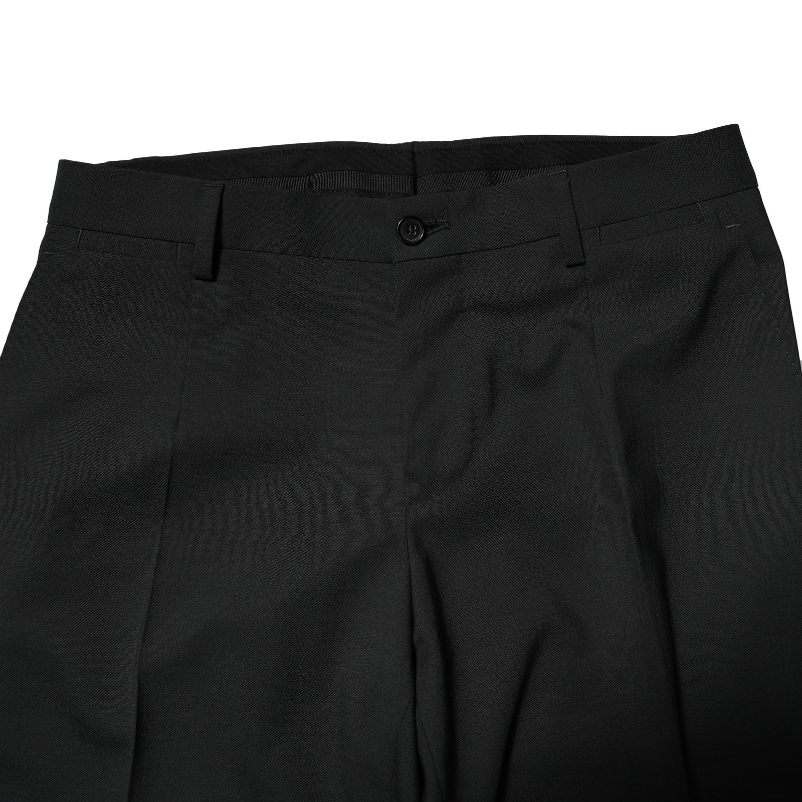 Dolce & Gabbana Black Wool 2 Piece Single Breasted Suit