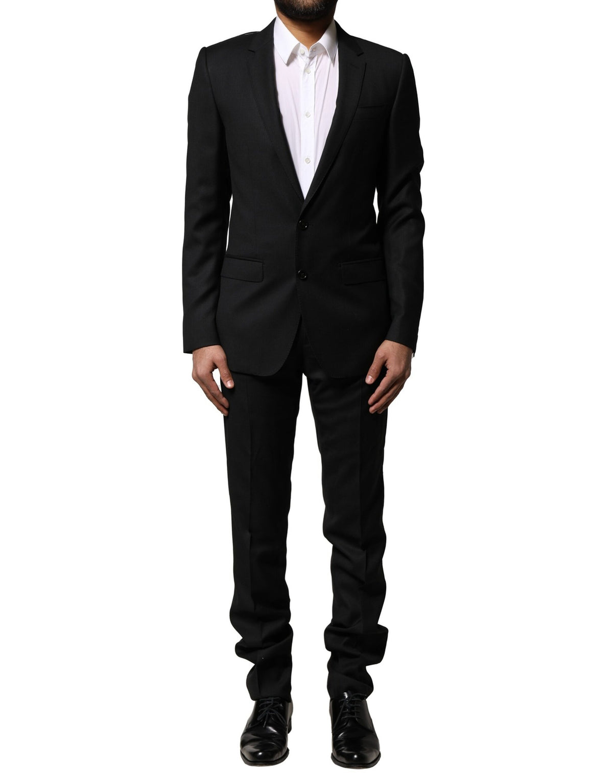 New Dolce & Gabbana Blue MARTINI Wool Formal 2 Piece Suit