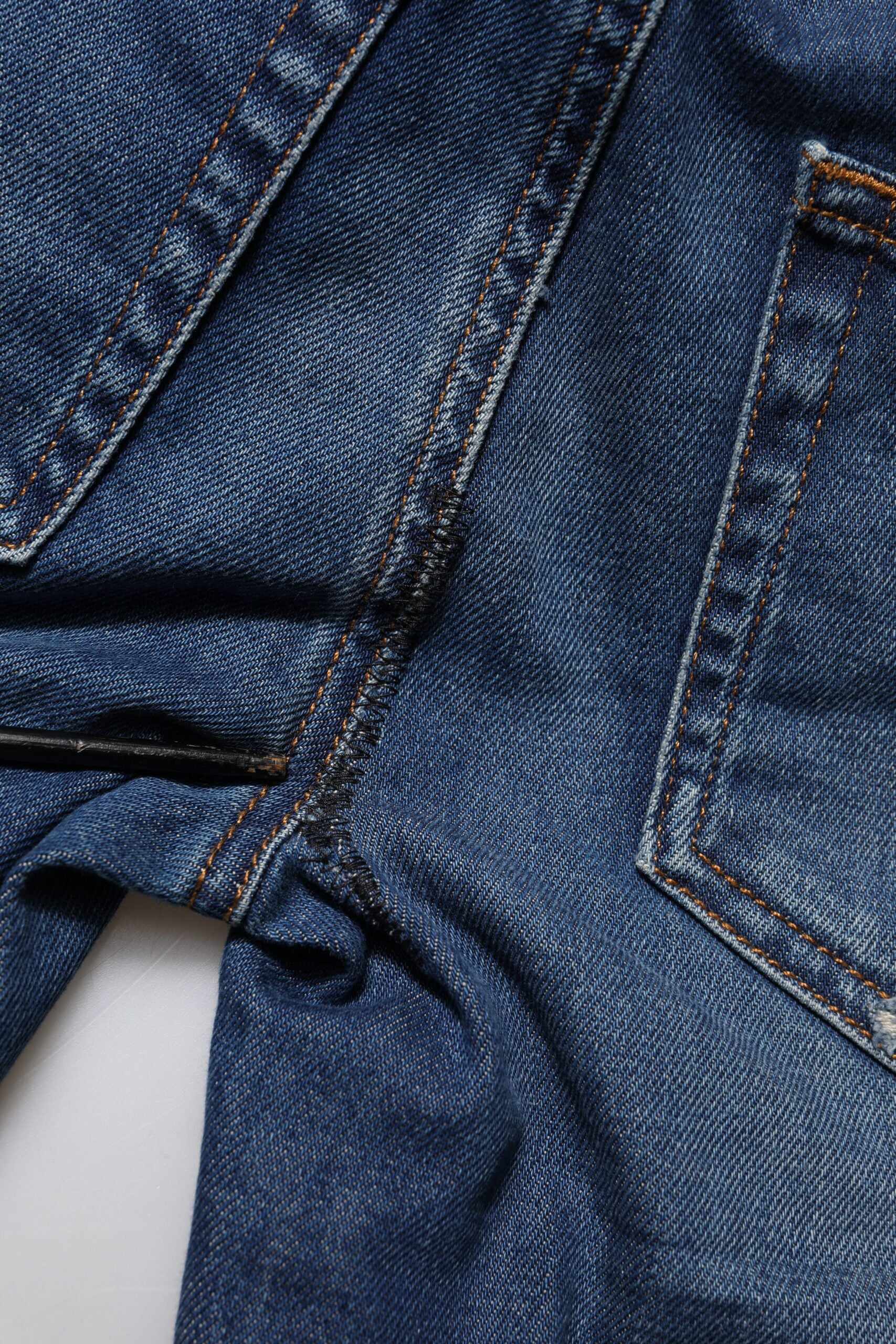 Pre-Owned Dolce & Gabbana Blue Cotton Low Waist Skinny Denim Jeans