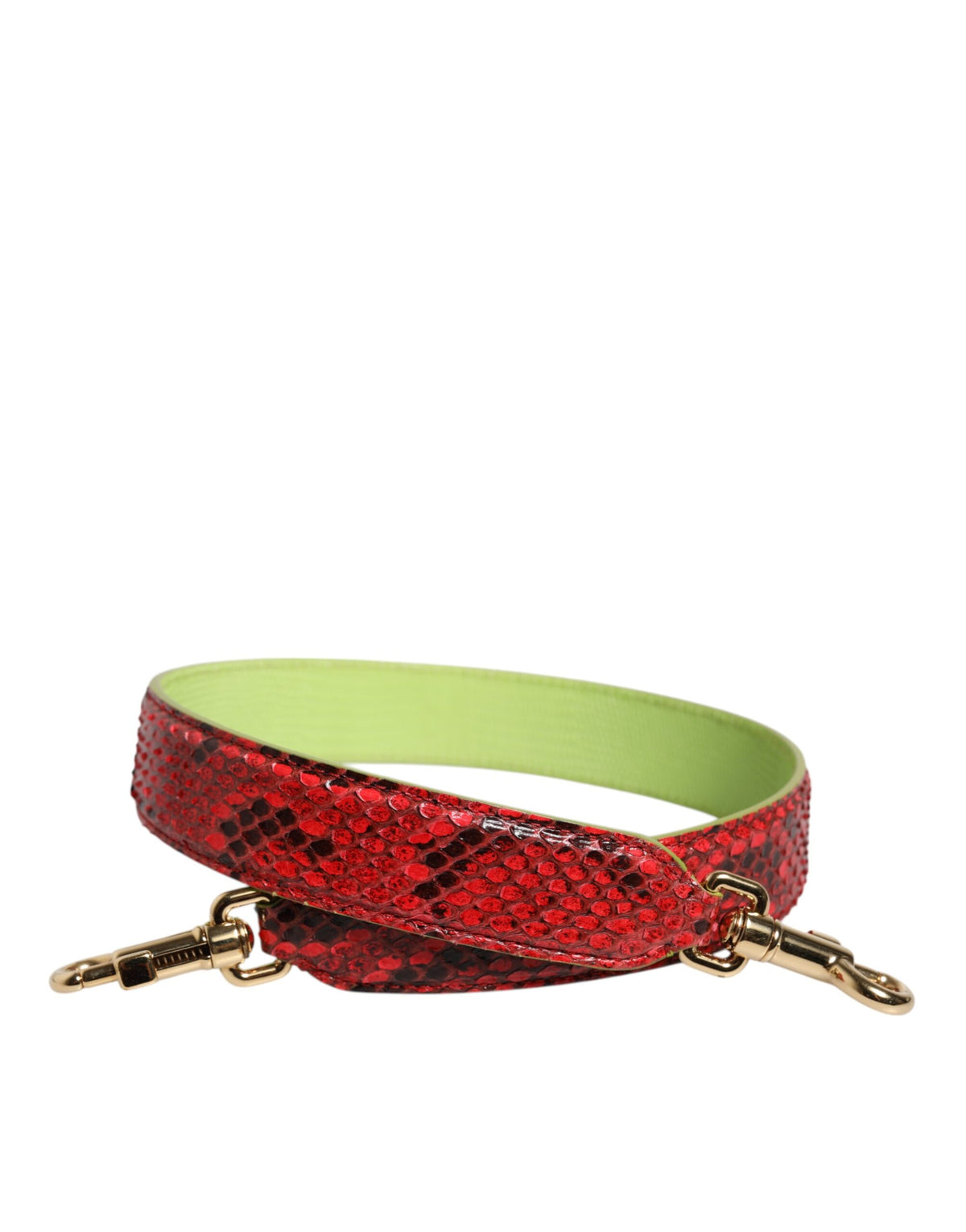Dolce & Gabbana Red Exotic Leather Handbag Accessory Shoulder Strap, new with tags – image 1 of 5