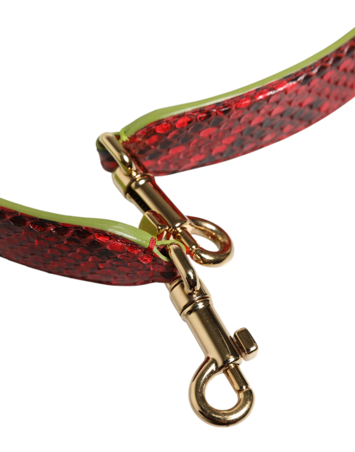 Dolce & Gabbana Red Exotic Leather Handbag Accessory Shoulder Strap, new with tags – image 2 of 5