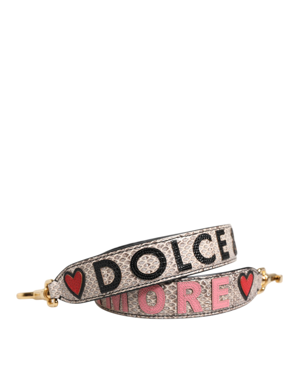 Dolce & Gabbana Multicolor DG AMORE Patch Bag Accessory Shoulder Strap, new with tags – image 1 of 4