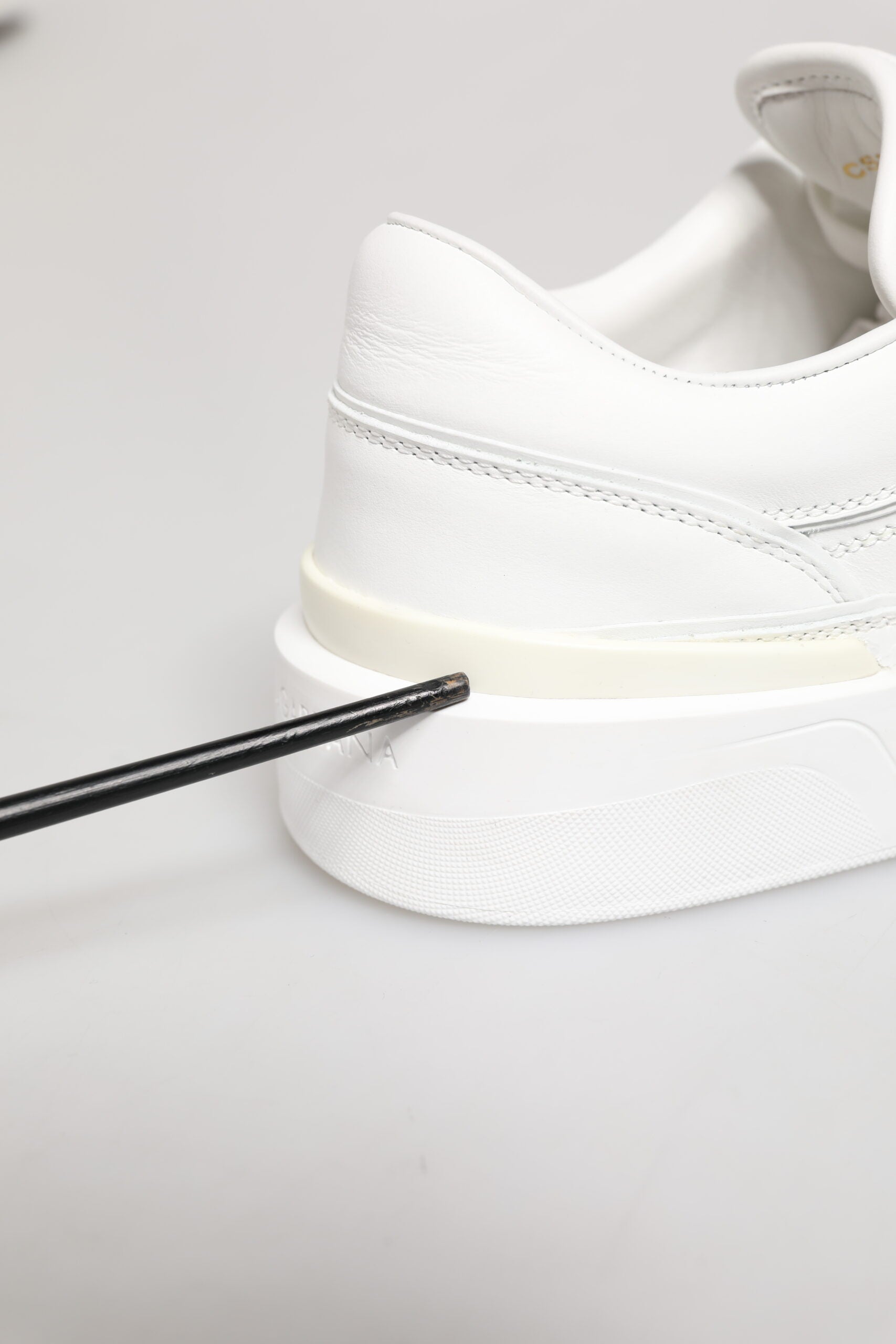 Dolce & Gabbana White Miami Leather Low Top Sneakers Shoes