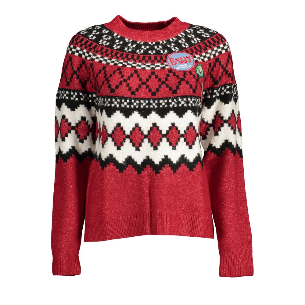Desigual Red Women Sweater