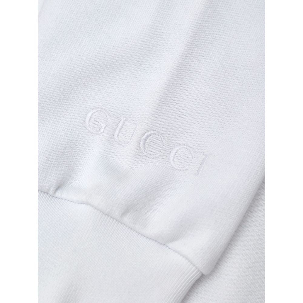 Gucci White Cotton Sweatshirt - PreLoved & Luxe