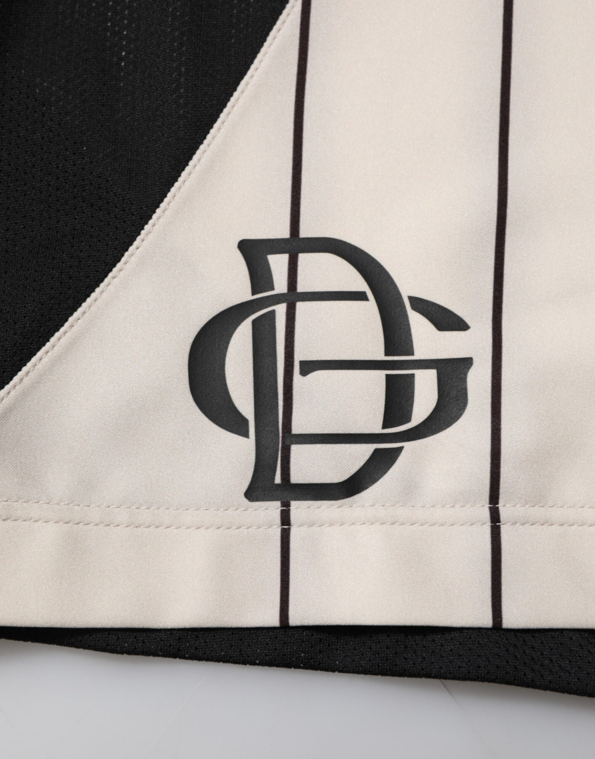 New Dolce & Gabbana Off White DG Logo Sweatshorts Shorts