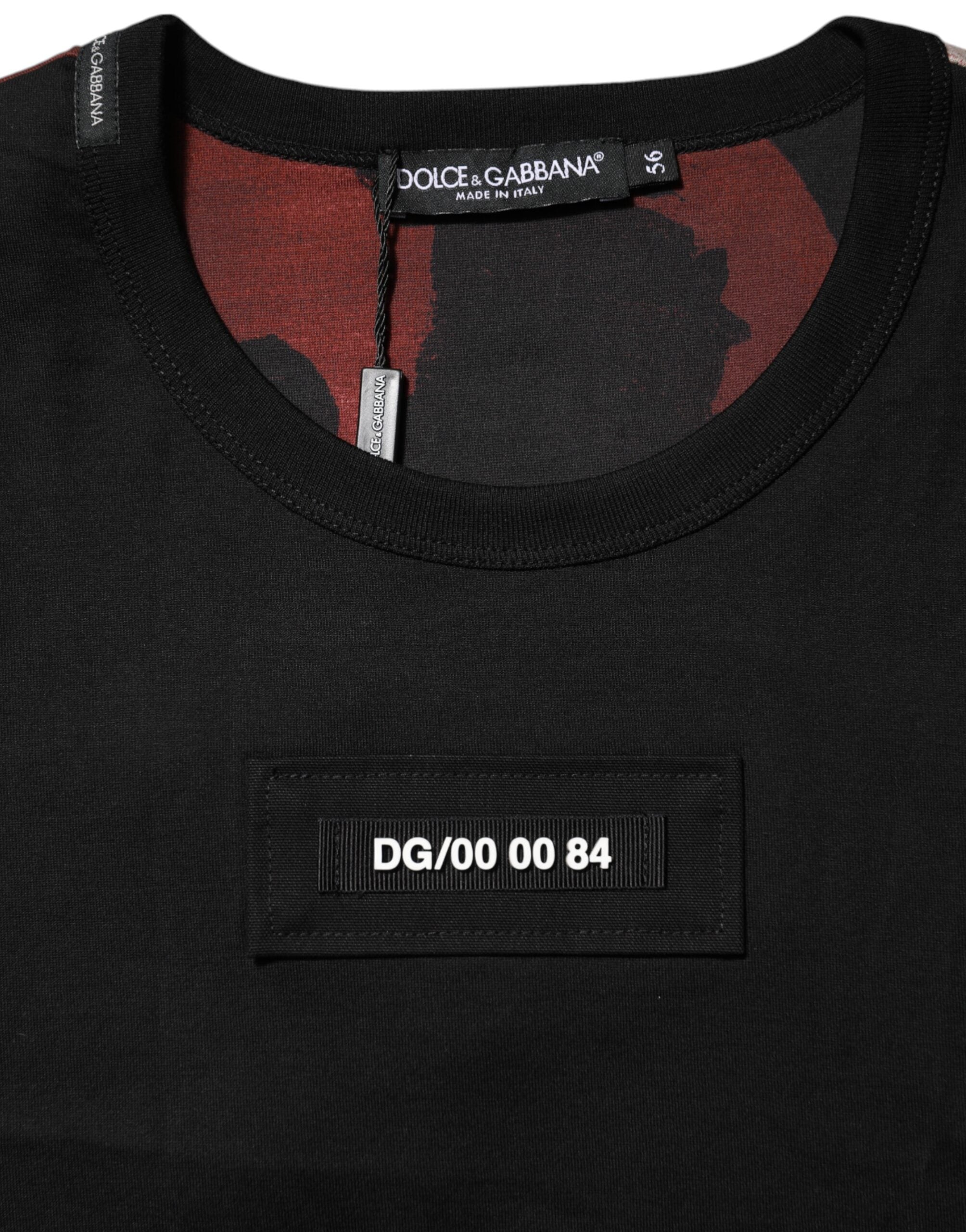 New Dolce & Gabbana Camouflage Crew Neck T-shirt