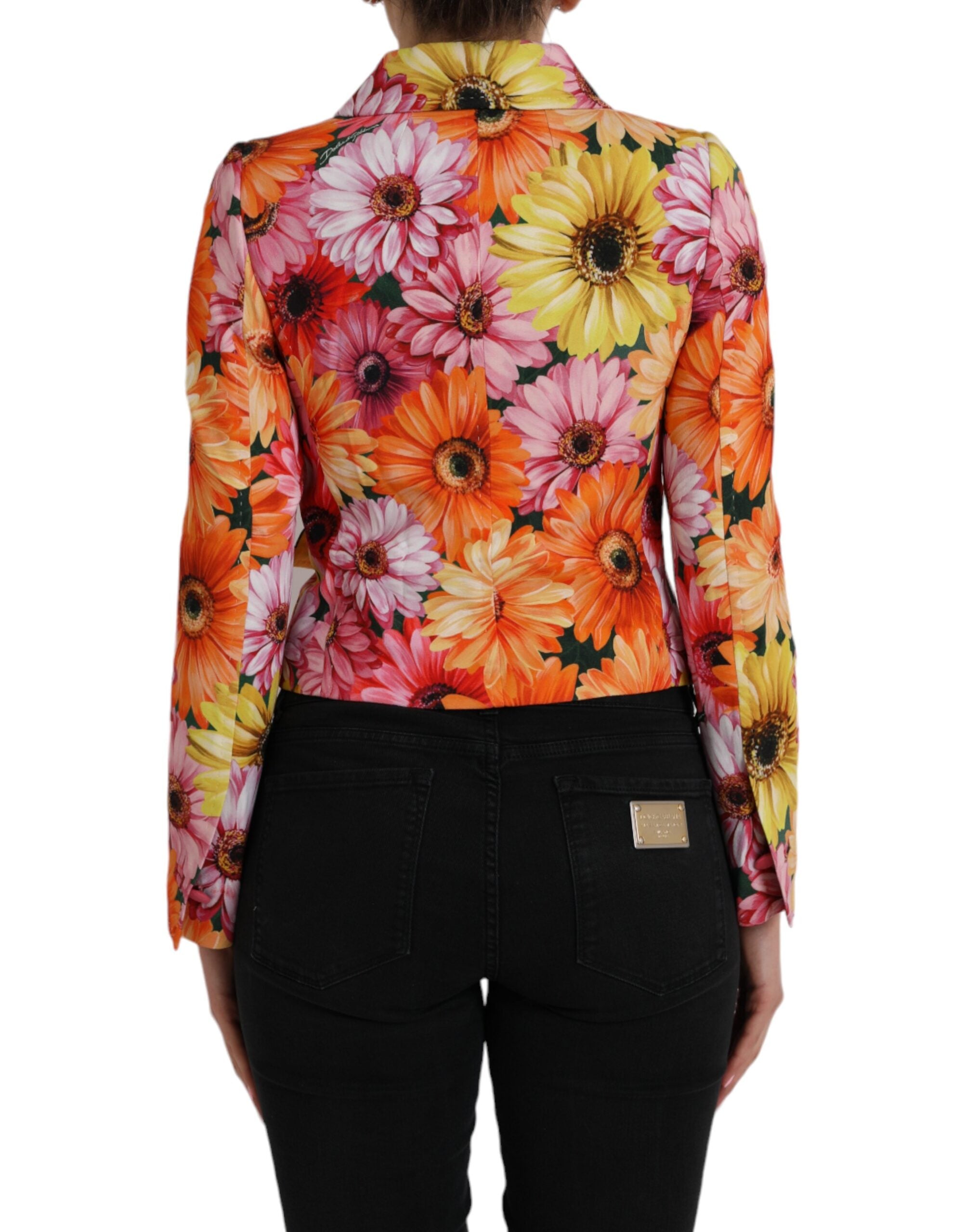 New Dolce & Gabbana Daisy Print Floral Fantasy Jacket