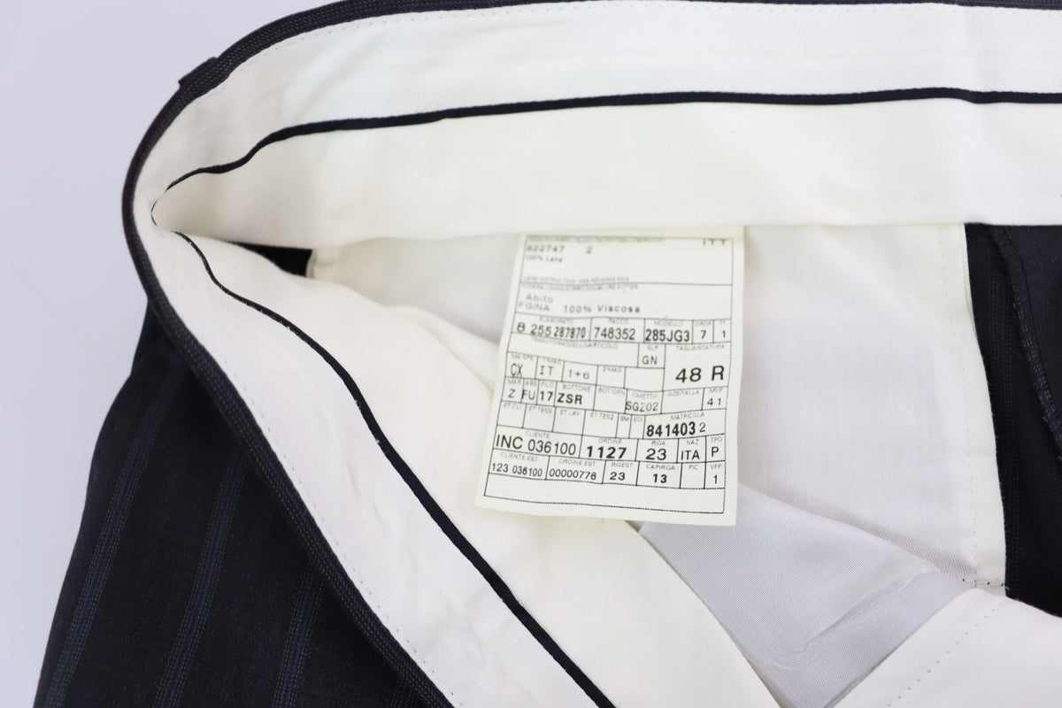 New Dolce & Gabbana Gray Wool Blend Formal Trousers Pants