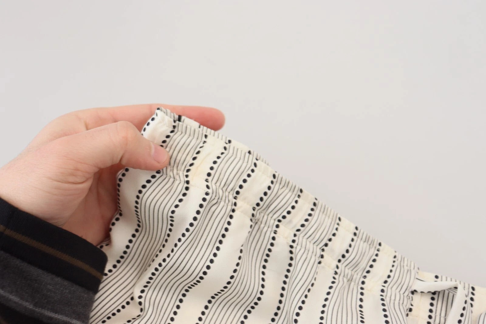 New Dolce & Gabbana White Stripes Silk Lounge Trouser Pants