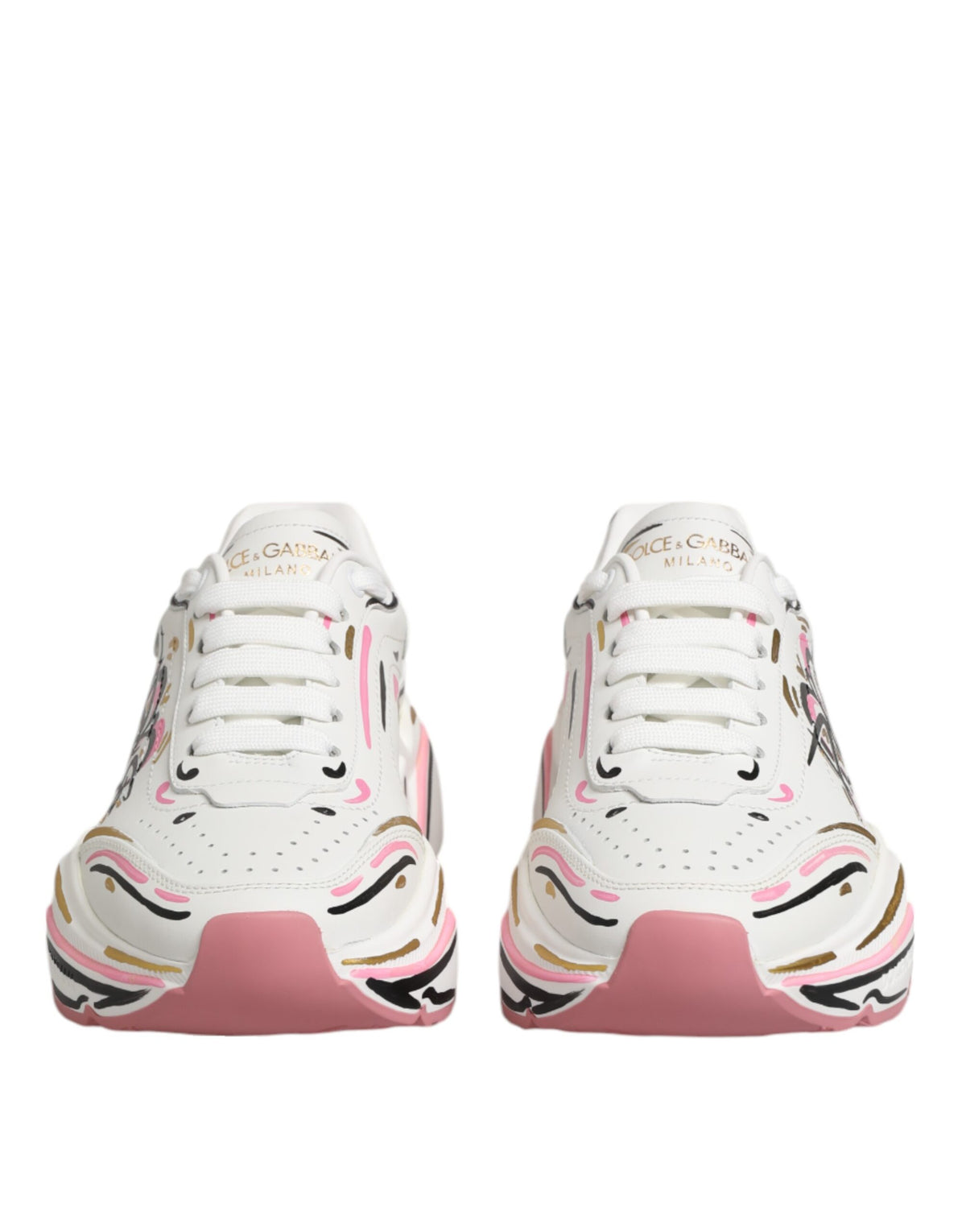 New Dolce & Gabbana Hand Painted DAYMASTER Sneaker Shoes