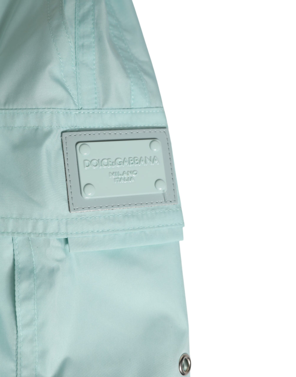New Dolce & Gabbana Aqua Blue Beachwear Men Shorts Swimwear