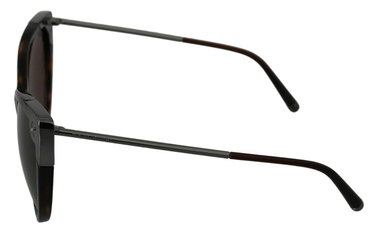 Dolce & Gabbana DG4337 Dark Havana Cat Eye Women Eyewear Sunglasses