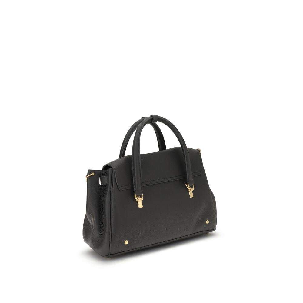 New Thom Browne Gray Leather Handbag