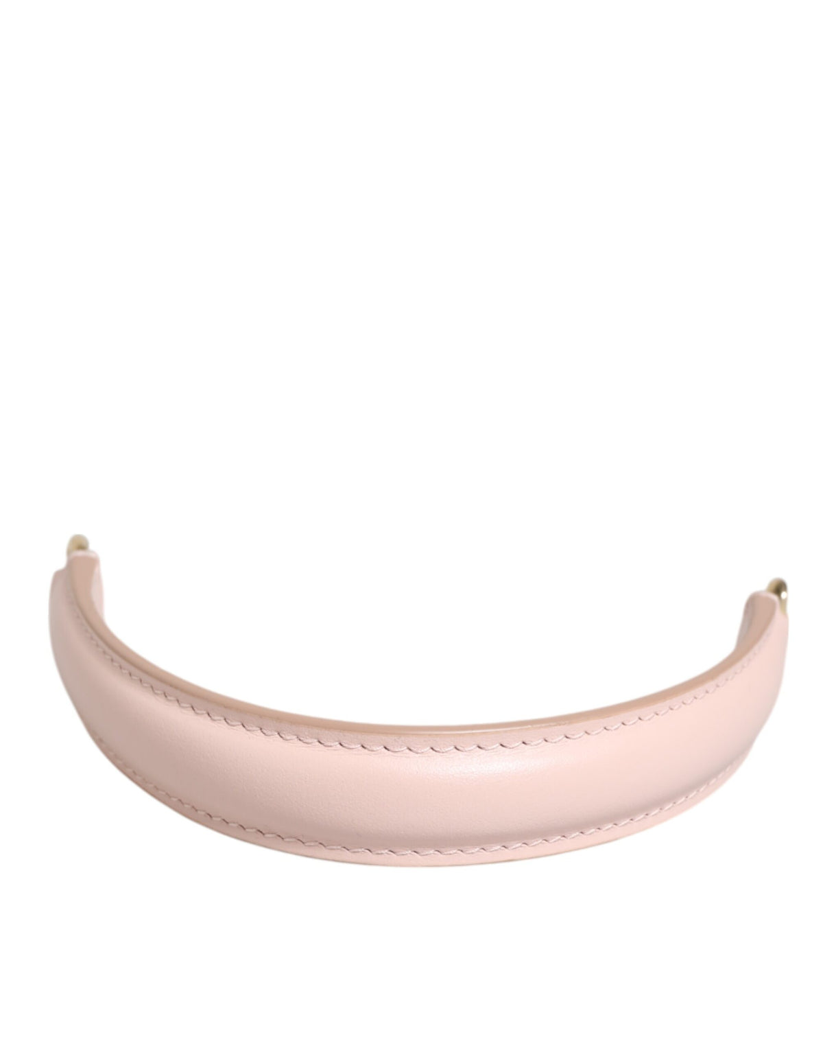 Dolce & Gabbana Strap Pink Leather Gold Tone Big Bag Handle Shoulder Strap, new with tags – image 1 of 4