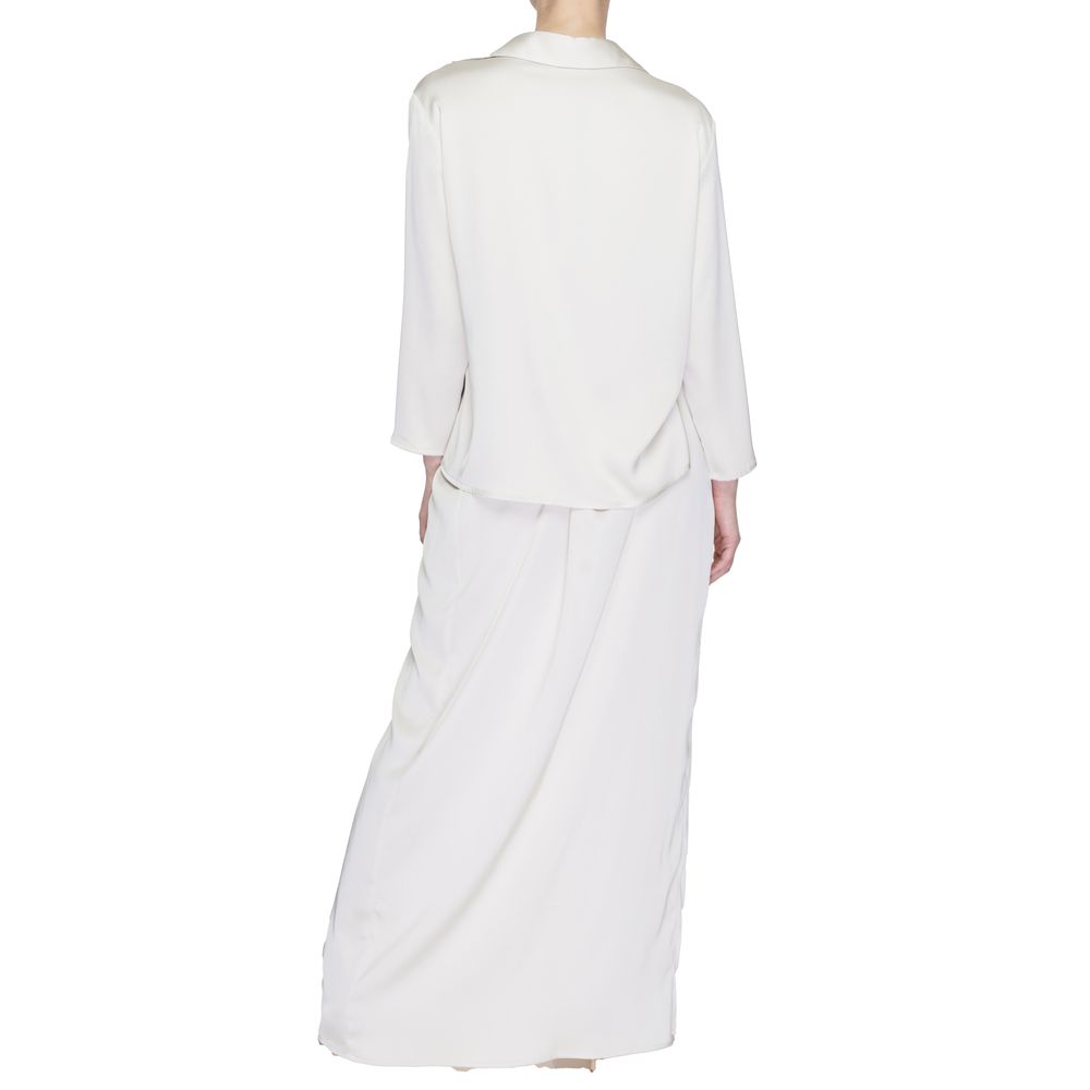 Sandro Ferrone Beige Long Dress