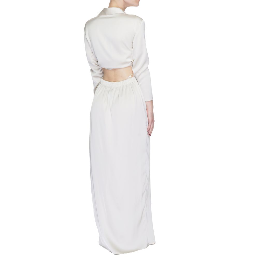 Sandro Ferrone Beige Long Dress